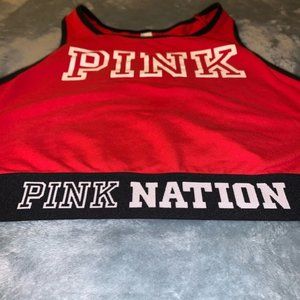PINK Crop Sports Bra